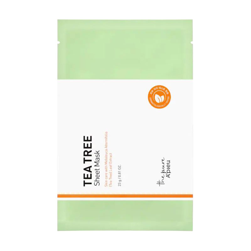 Тканинна маска для обличчя A'pieu The Pure Tea Tree Sheet Mask, 23 г